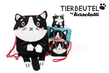 Tierbeutel Katze by Käselotti Panel ca. 80cm 